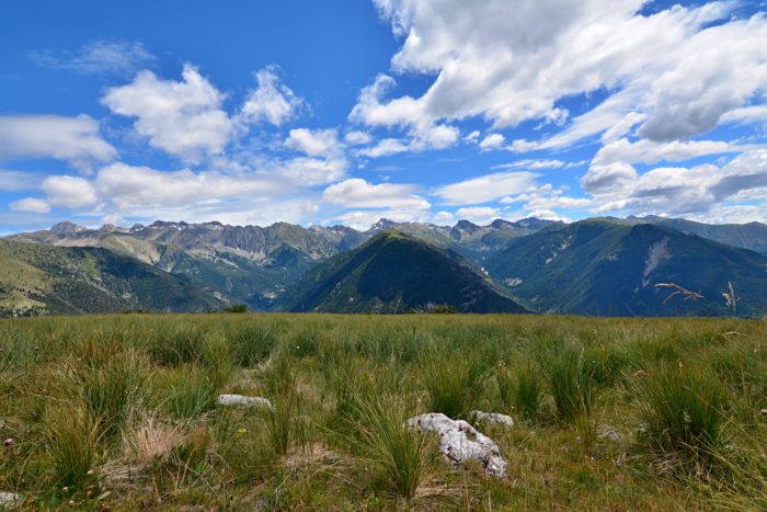 Výhled na NP Mercantour cestou na Baus de la Frema